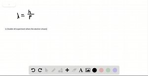 SOLVED:Describe two experiments whose outcomes can be explained using the concept of the de Broglie wavelength.