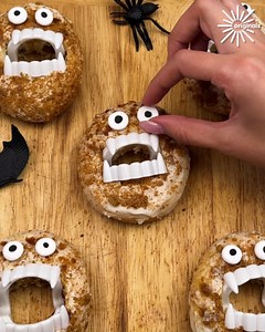 Tasty donuts with a Halloween spin🍩🧛‍♀️