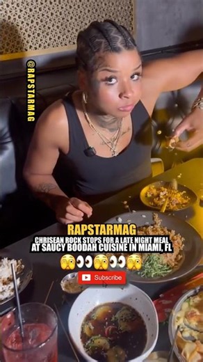 Chrisean Rock Spotted Enjoying a Late-Night Meal in Miami 👀🍽️