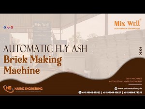 Advanced Fly Ash Brick Machine | Fully automatic fly ash brick making machine | mix well