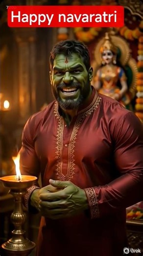 happy navaratri celebration by hulk
