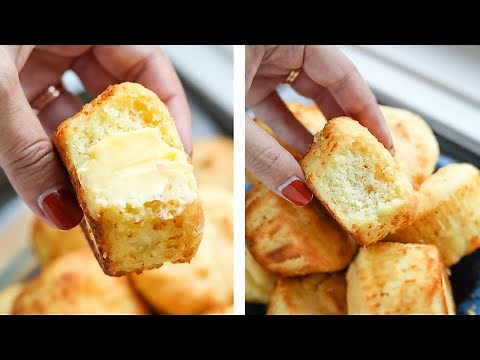 Keto Biscuits JUST 5 INGREDIENTS | Buttery Almond Flour Biscuits For Keto