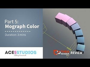 Thea Cinema 4d 1.5 part 5 - Mograph color shader