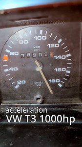 Almost as quick as our hybrid bus 🙂 We had to convert the speedometer to an electronic one, as there was no room for a mechanical speedometer cable after fitting the electric motor. | EVision