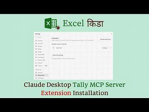 Claude Desktop Tally MCP Server Extension installation
