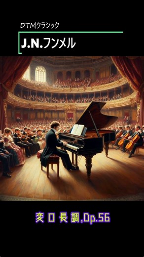 【DTM】フンメル／序奏と華麗なるロンド Op 56～ロンド主題 #classicalmusic #hummel #dtm #concerto
