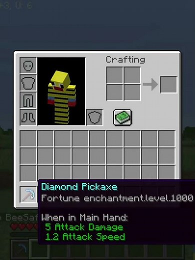 How to get a Fortune 1000 pickaxe in Minecraft! 1.16