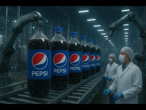 Inside a PEPSI Soft Drink Factory: From Water & Concentrate to Bottles & Cans (Full Process)