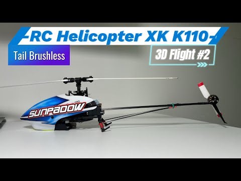 RC Helicopter XK K110 Tail Brushless (RCHS version) - 3D Flight #2