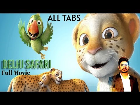 New 3D Animated Forest Tiger Movie in Hindi Dubbed / Bollywood Action HD Movie 2019 (DELHI SAFARI)