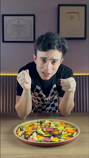 I TRIED THE FAMOUS FREEZE-DRIED VEGETABLES!!! 😱 #vegetables #healthyfood #fitfood