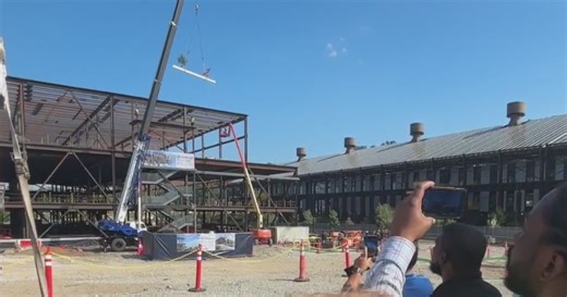 Final beam put into place for the new BioForge facility