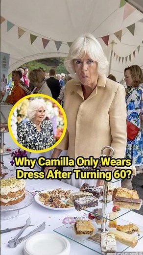 Why Camilla Only Wears Dress After Turning 60?#celebrity #queencamilla #trump #melania
