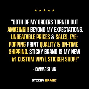 Another happy review for Sticky Brand! Discover why our stickers are making waves in the world of quality and customization.  #stickybrand #businessreview #5starreview #customstickers #customstickers #stickercommunity #stickerart #stickerdesigns | The Sticky Brand | Facebook