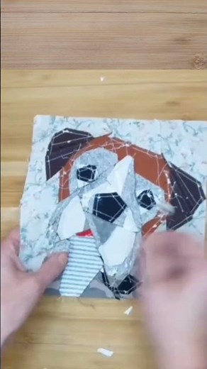 Foundation paper piecing Boxer dog Quilt Pattern