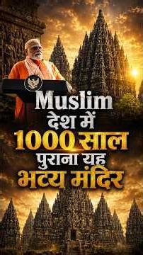 Muslim देश में 1000 साल पुराना Hindu मंदिर देखकर PM Modi भी रह गए भावुक #shorts
