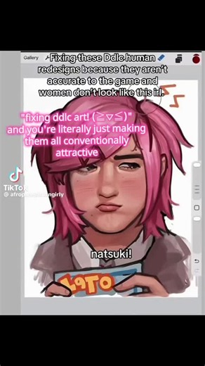 Fixing DDLC Art: Challenging Beauty Standards
