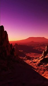 The Martian sunset, alien and hauntingly beautiful. #Mars #Sunset #universe #space #planet
