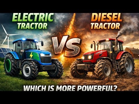 Diesel Tractor vs Electric Tractor | Power, Cost & Reality