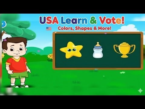 Fun Matching Game for Kids | Star, Baby Bottle & Trophy | Learning Video for Children