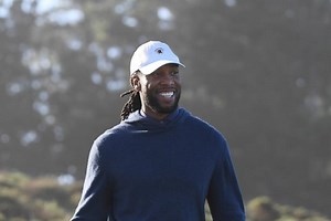 Call the handicap police! Larry Fitzgerald once again leads at Pebble Beach (UPDATE: He won again)