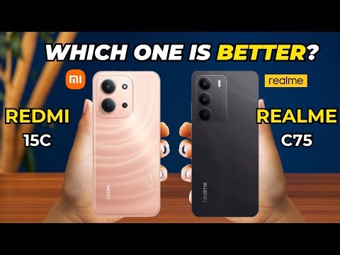 Redmi 15C vs Realme C75 Comparison