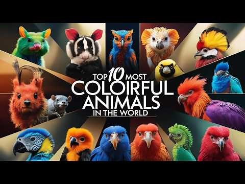 Top 10 Most Colorful Animals in the World 🌈
