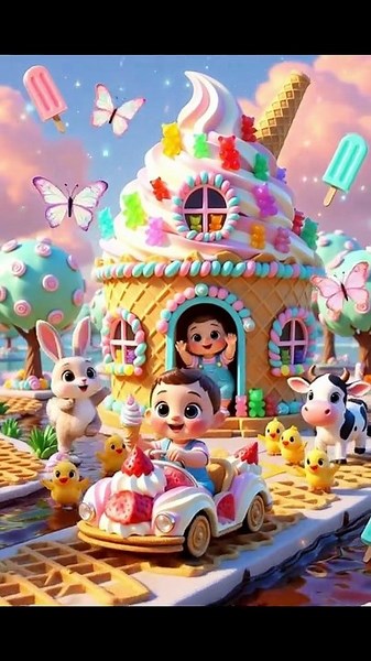 Funny Kids Cartoons Compilation 🐰🎨 | Learn Colors, Shapes & Fun Stories | Kids Cartoons World
