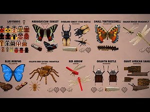ALL 120+ SPECIES in GIANT BUGS Add-On (Minecraft)