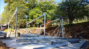 Check out this awesome shed video sent in by Liz & Paul our Wide Span Sheds customer! https://www.sheds.com.au/ | Wide Span Sheds
