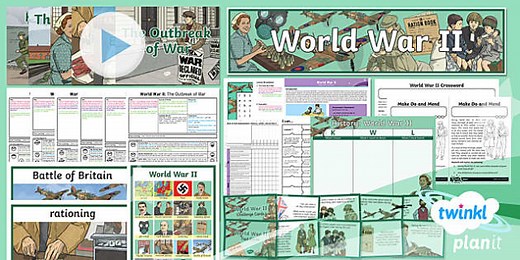 World War 2 Unit Pack - KS2 Year 5 & 6 History