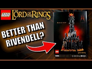 Is It Better Than RIVENDELL??? (Lego Lord of the Rings 10333 Barad-Dur Review)