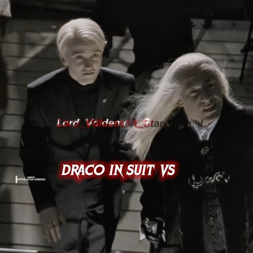 DRACO IN SUIT VS .... #harrypotter ##videoviral #slytherin #voldemort