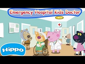 Hippo 🌼 Hôpital Médecin d'enfants 🌼 Jeu de dessin animé pour les enfants