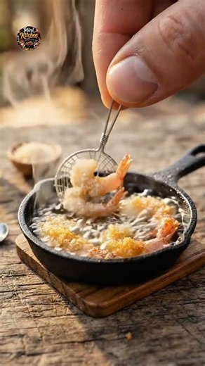 Caught a big shrimp 🦐🎣 Now let’s fry it! 🔥🍤#Fishing #Shrimp #Fry