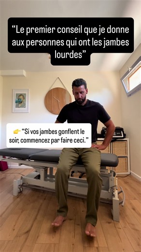 Exercice simple pour jambes lourdes : montées sur la pointe des pieds