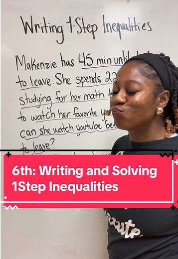 Writing and Solving One-Step Inequalities Explained