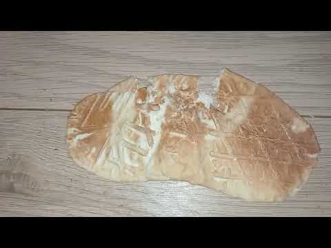 Crush bread with my motorbike shoes