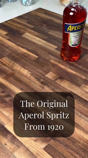 Original 1920 Aperol Spritz Recipe & History