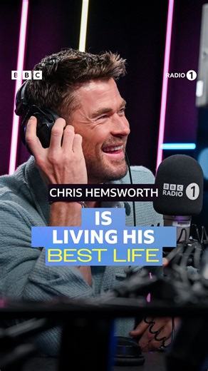 adopt me pls @chrishemsworth 🥹🙏 listen back to the full interview on @bbcsounds 🎧 | BBC Radio 1