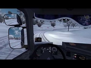 Drifting in ETS 2 MP | Winter Drift in the swiss Alps