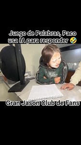 32K views · 660 reactions | Juego de Palabras, Paco 17 usa IA para responder 藍藍 | Gran Jason Club de Fans 2.0 | Facebook
