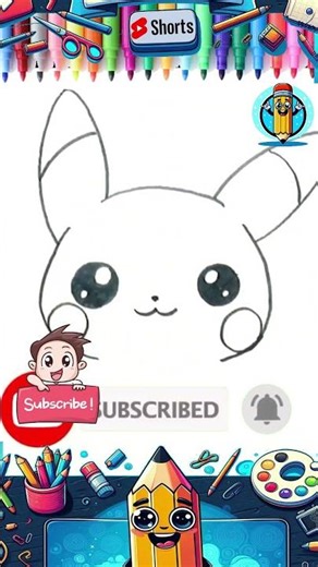 HOW TO DRAW PIKACHU KAWAII EASILY ⚡ | Drawings for Kids