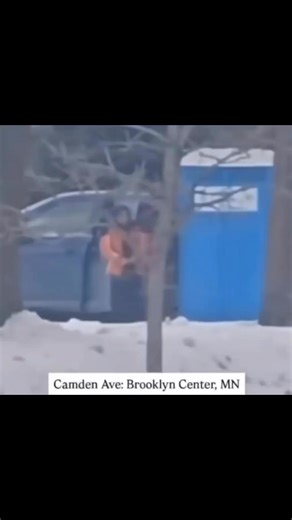 Ice agent caught going into porta potty with female detaniee in Brooklyn Center, also caught slipping on ICE. | Progressive Power
