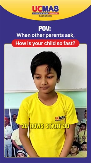 Official account of Ucmas Rajasthan on Instagram: "✨ Speed. Focus. Accuracy. — This Is What UCMAS Training Looks Like. ⚡🧠 Double-digit sigma… Fast-moving rows… Complex combinations… And still — our champions get the right answer in seconds. 🚀 From 33–8, 7–3, 97–5… to 25–3, 9–15, 7–49… Every calculation sharpens their concentration, boosts their confidence, and builds the kind of mental agility only UCMAS can create. ➡️ Answer in 3 seconds? 220. ✔️ ➡️ Next row? 18. ✔️ Consistency. Discipline. C