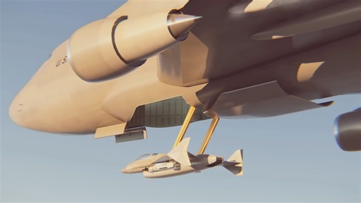 A jumbo jet packed with 10 fighter jets - the USAF’s wild plan