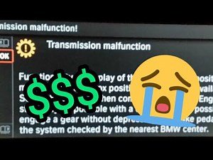 How To Fix A BMW Transmission Malfunction And limp Mode