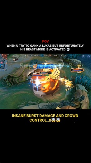 LUKAS BEAST MODE IS INSANE 💀🤯🔥#mlbb #mobilelegends #shorts #moba #mobalegends5v5 #sora #montage #ml