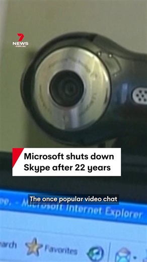 35K views · 72 reactions | Microsoft is shutting down Skype after more than two decades, with remaining users to be migrated to Teams. #skype #zoom #slack #whatsapp #teams #tech #technology #app #video #videocall #facetime #microsoft #7NEWS | 7NEWS Sydney | Facebook