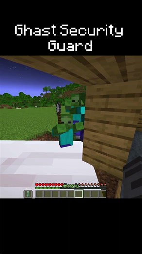 Ghast Security Guard 🤯 #minecraft